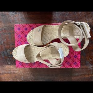 Tory Burch Bima Wedge Espadrilles—Sport Suede